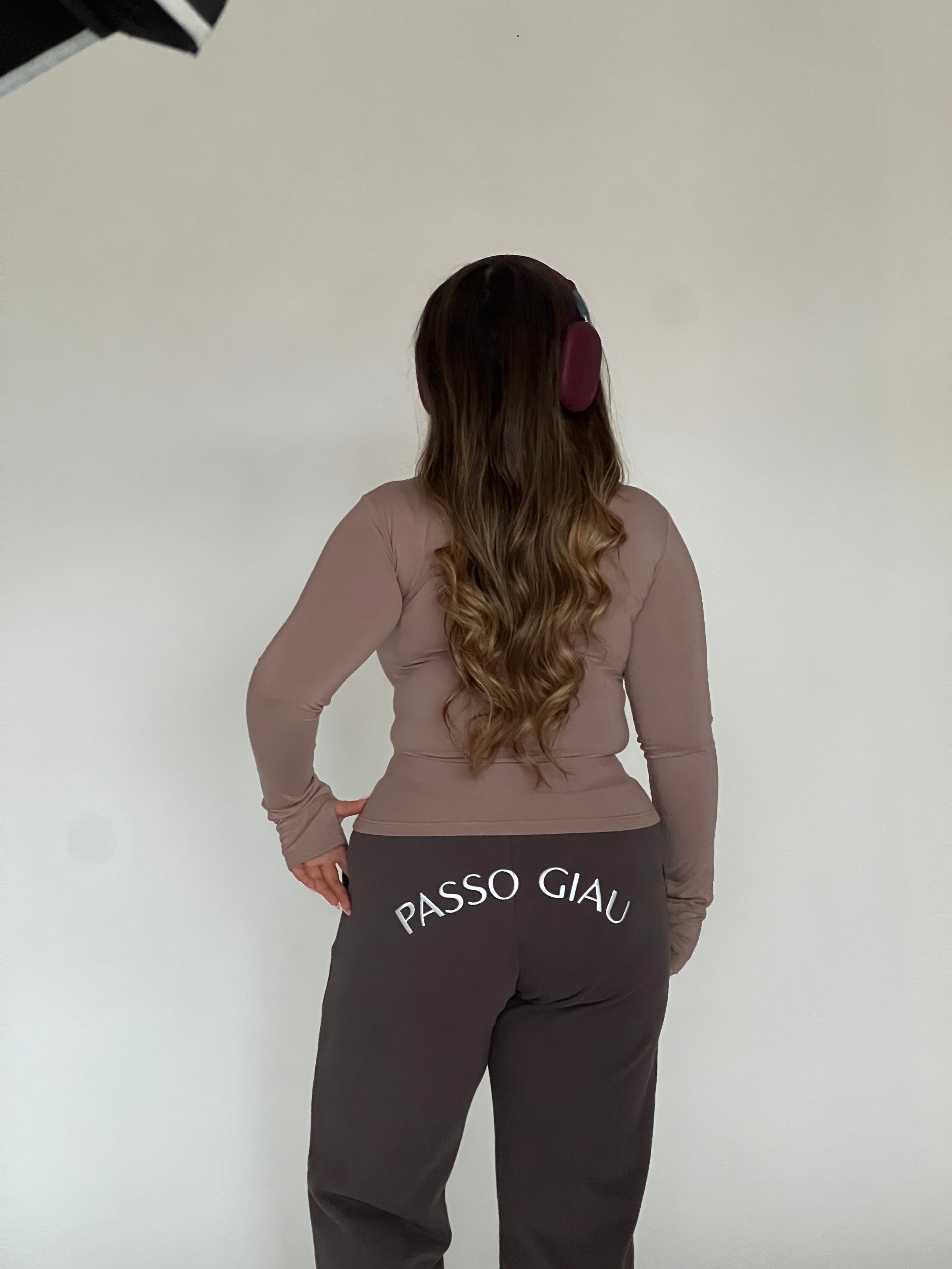 Wide Leg Embroidered Joggers