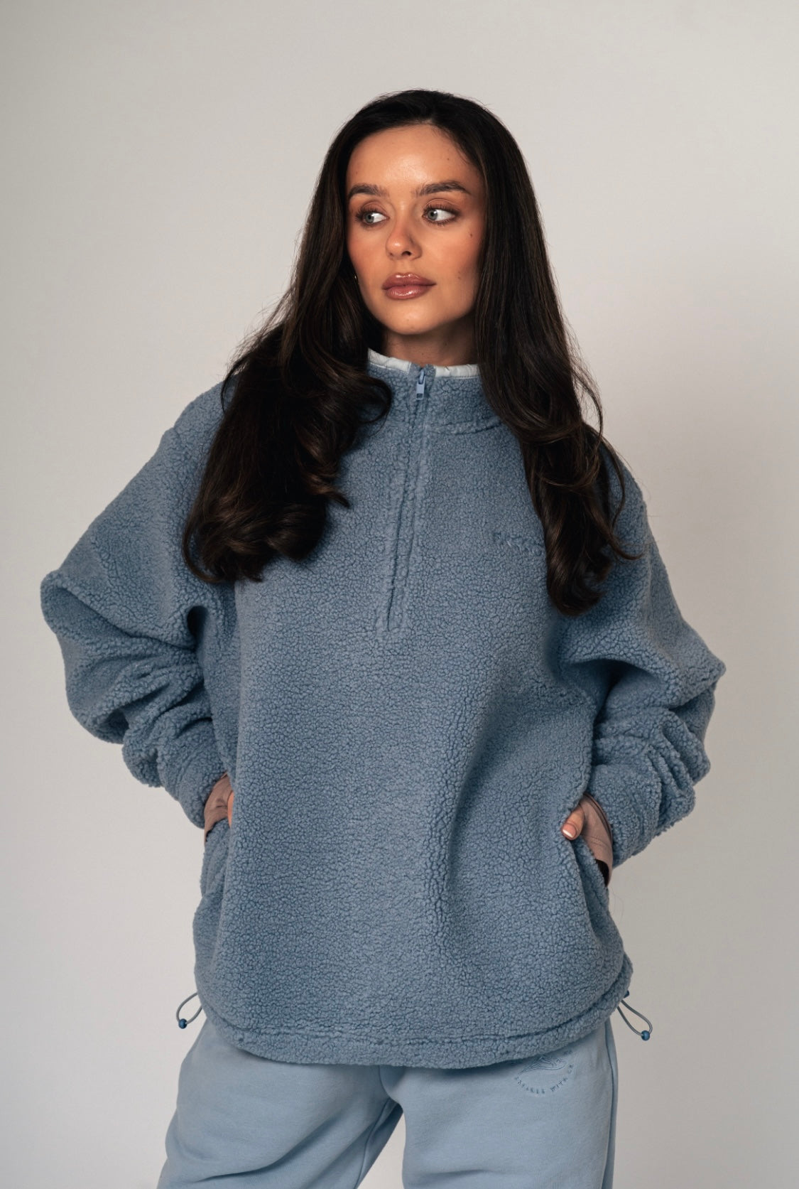 Embroidered Zip Fleece