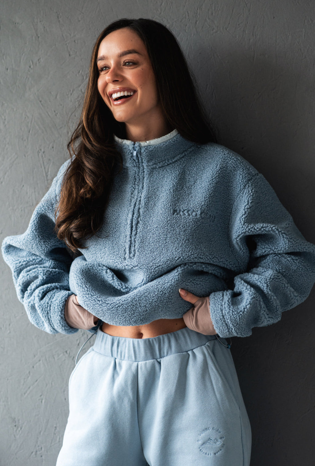 Embroidered Zip Fleece