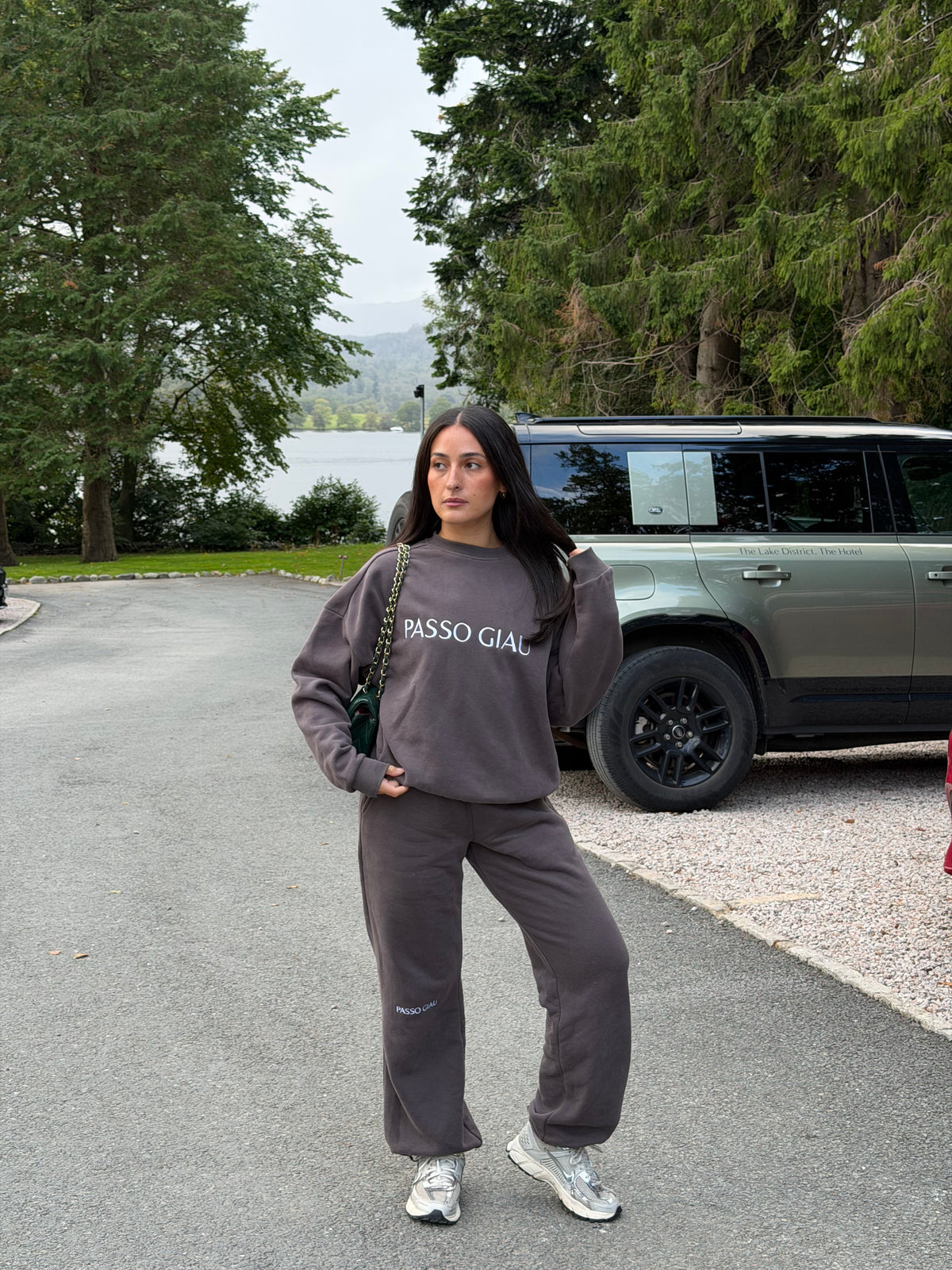 Wide Leg Embroidered Joggers