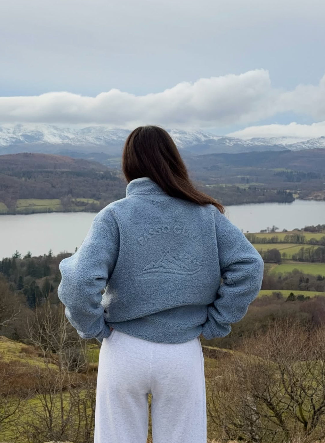 Embroidered Zip Fleece