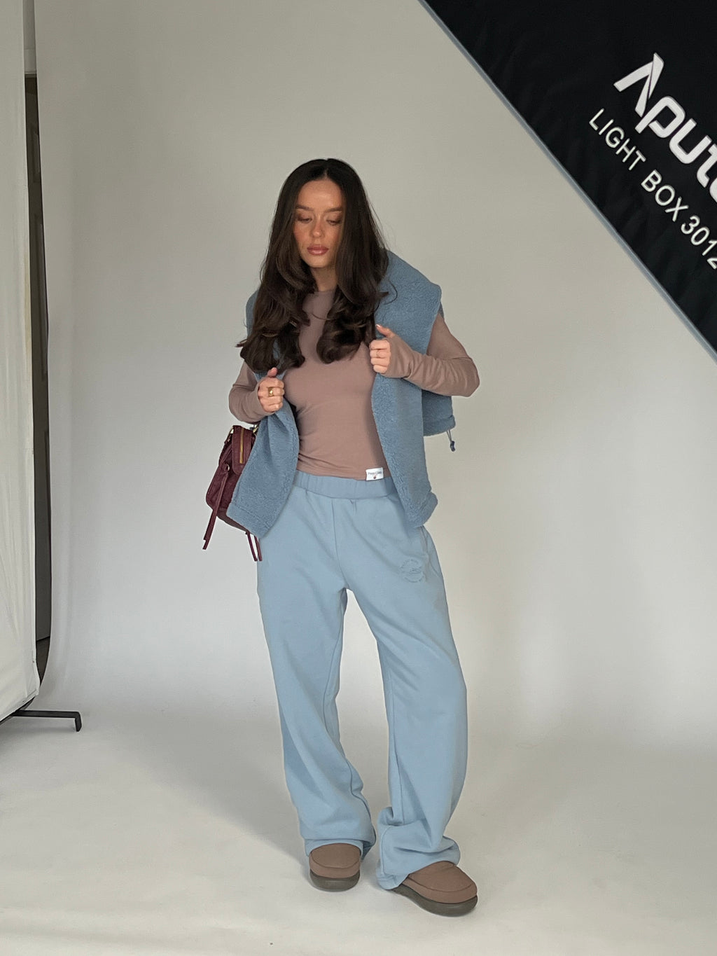 Embroidered Straight Leg Joggers