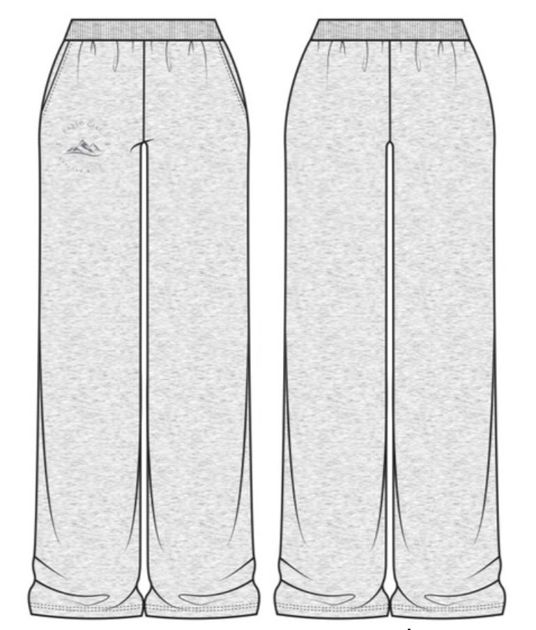 Straight Leg Embroidered Joggers