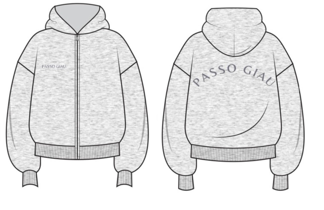 Oversized Zip Hoodie